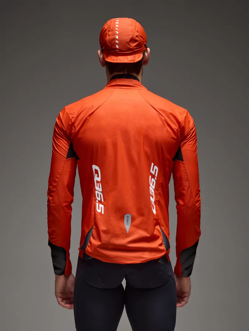 Q36.5 Dottore LIGHT RAIN Jacket : Poppy Orange-3