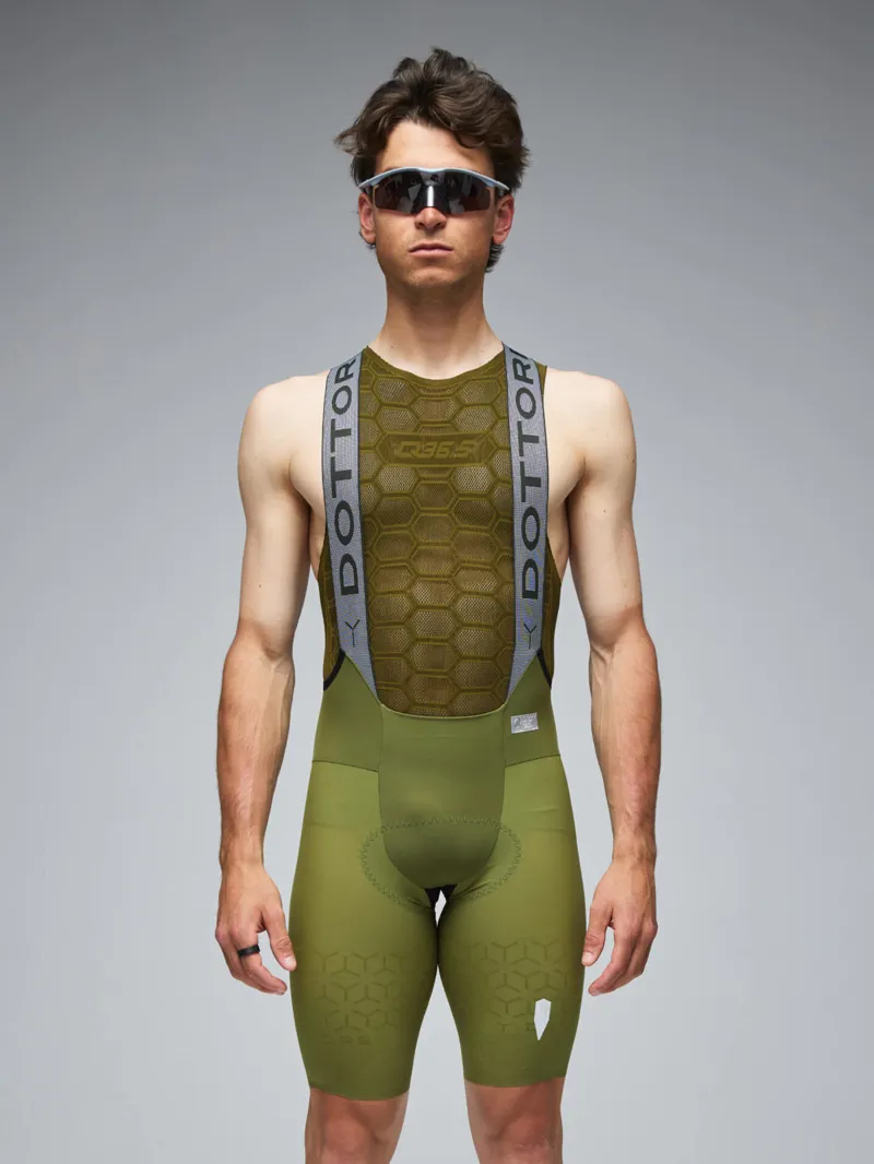Q36.5 Dottore PRO Bib Shorts : DRAB GREEN-2