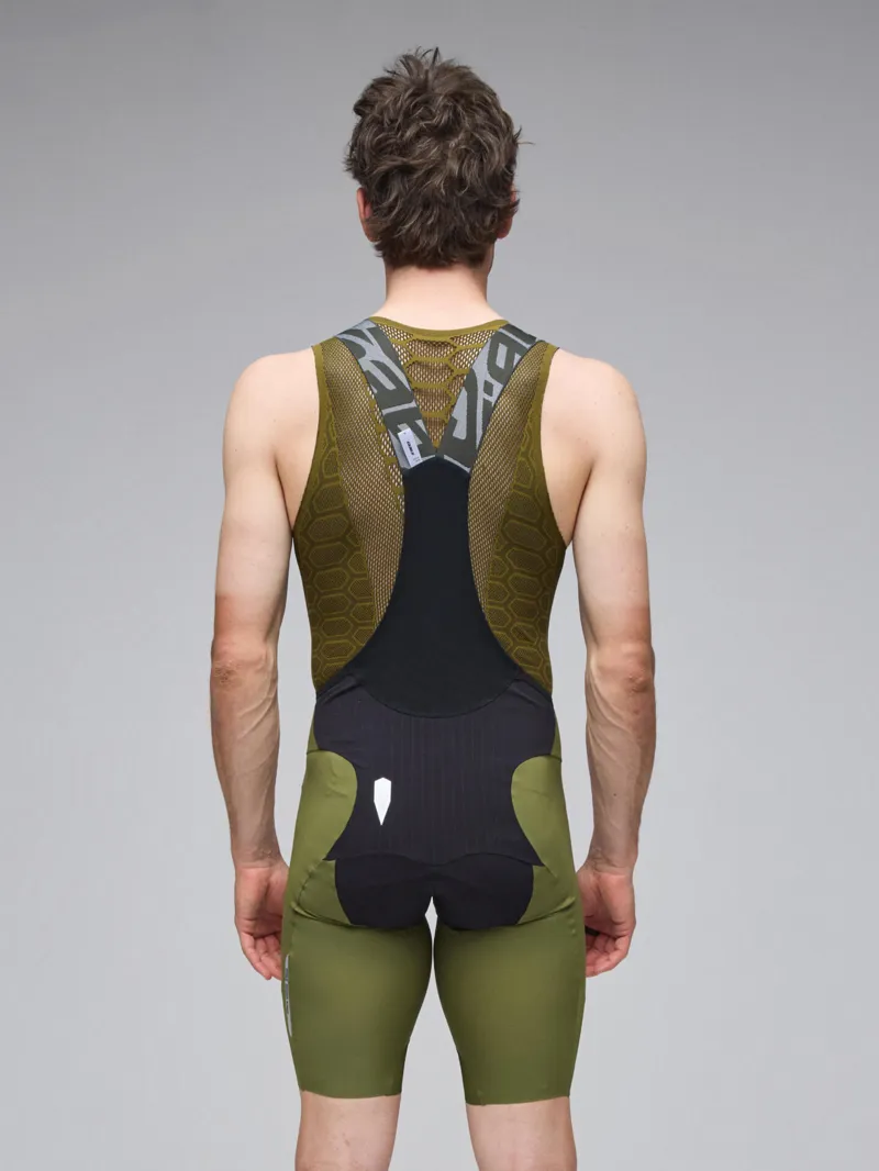 Q36.5 Gregarius PRO Bib Short : DRAB GREEN-3