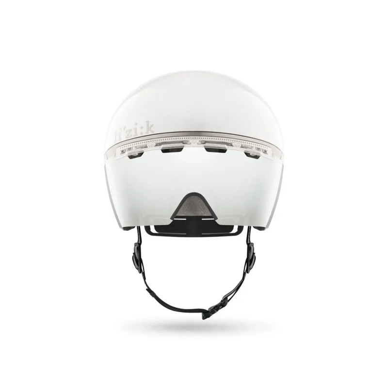 Fizik KUNEE Time Trial and Triathlon Aero Cycling Helmet : WHITE-1