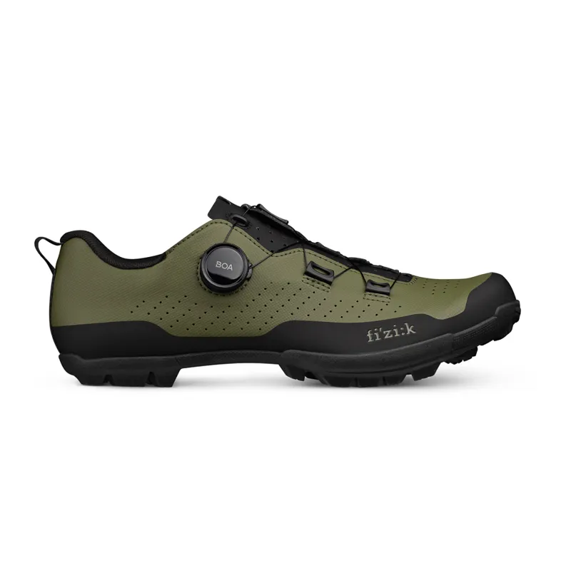 Fizik TERRA ATLAS Gravel and Adventure Shoes : Army Green / Black-5