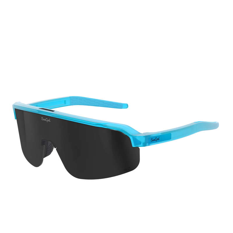 SunGod FORTY2s : Frosted Aurora Blue frame with 8KO Smoke lens.-1