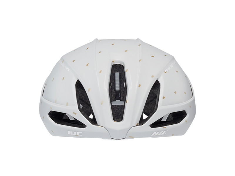 HJC - Furion 2.0 Aero Road Cycling Helmet : Matt Off-White / Gold-1