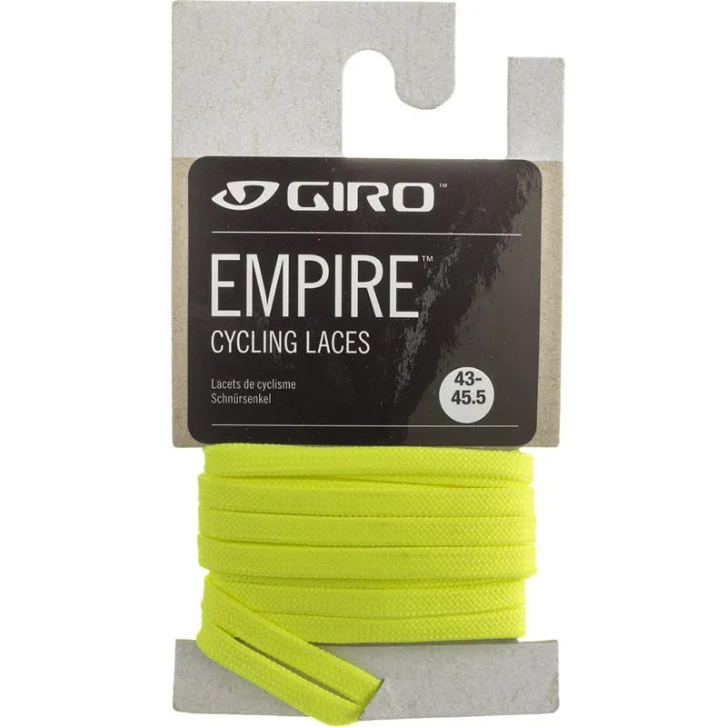 Giro Empire Cycling Shoe Laces : Highlight Yellow