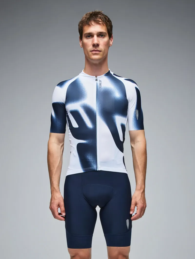 Q36.5 Gregarius PRO Jersey : BIG LOGO : WHITE-1