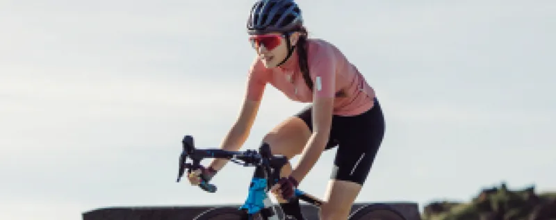 Q36.5 Womens Pinstripe PRO Short Sleeve Cycling Jersey : ROSA-5