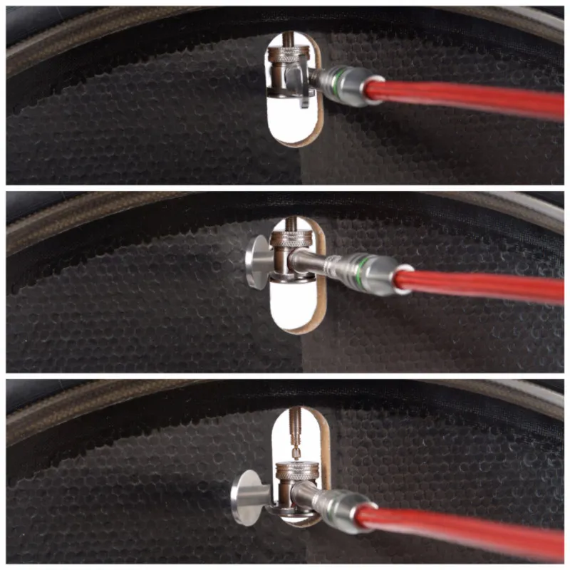 Silca HIRO v2 Side Lever Locking Presta Chuck : Silver-4