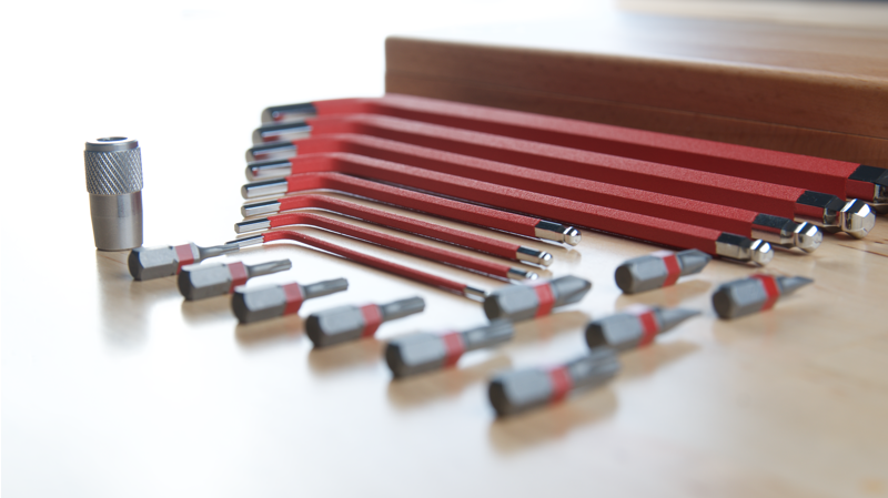 Silca HX One Home and Travel Tool Drive Kit in Beech Wood Box-1