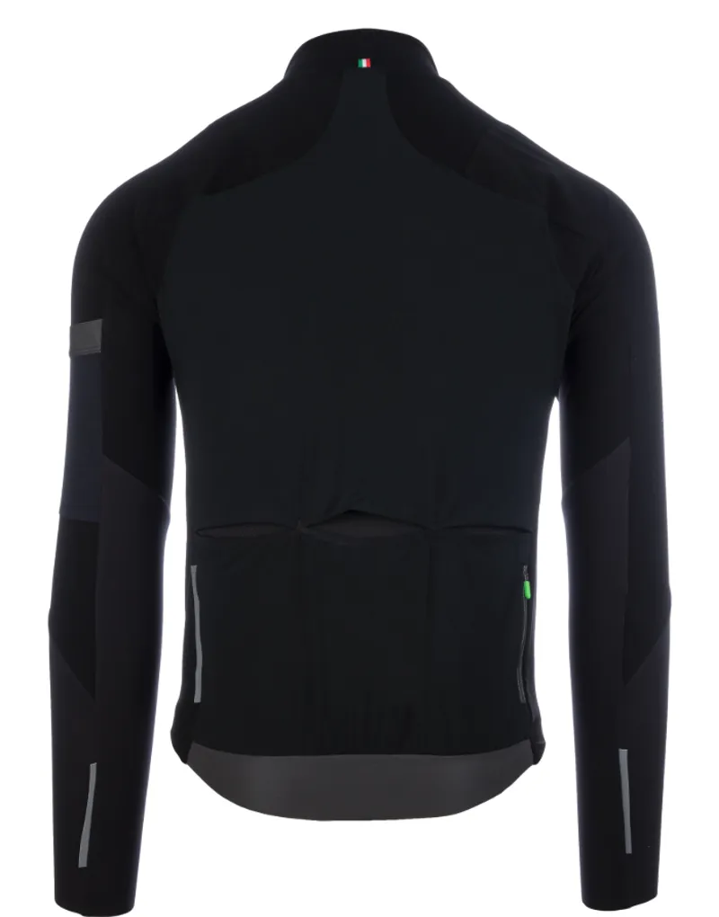 Q36.5 Hybrid Que X Long Sleeve Cycling Jersey : BLACK-1