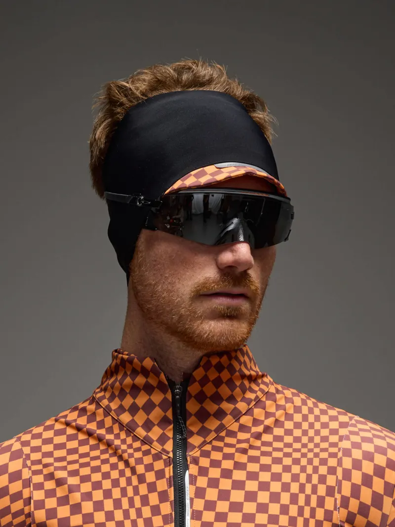 Q36.5 Hybrid Visor : CHECK ORANGE-1