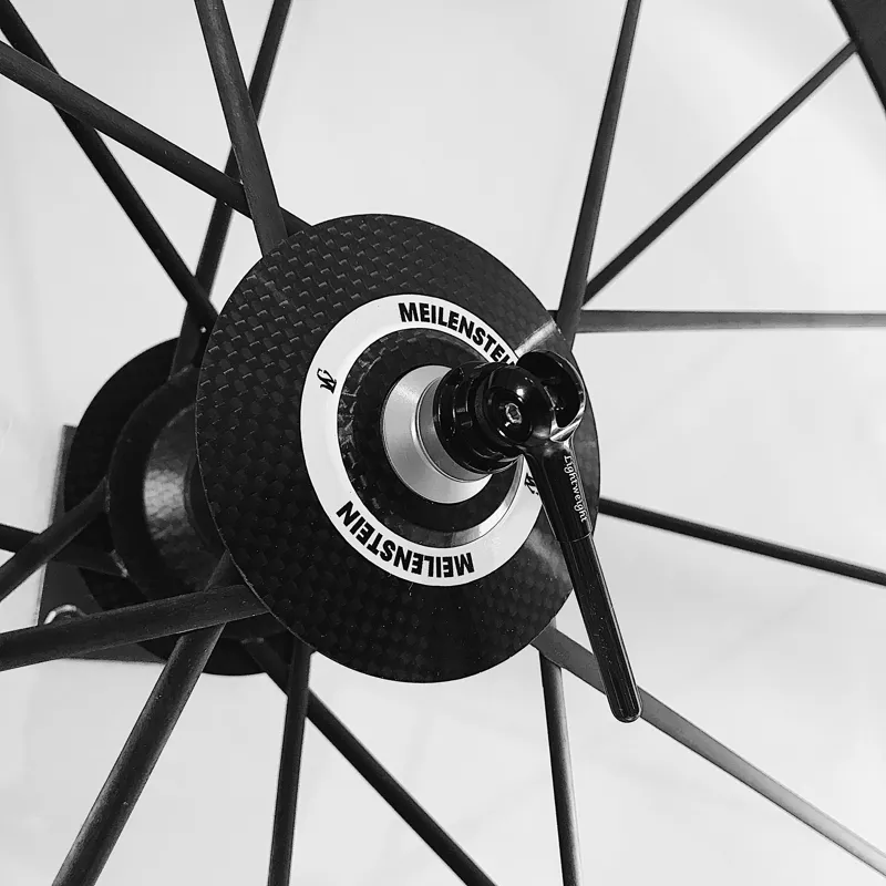 Lightweight Meilenstein Carbon Clincher Wheelset : 20/20 Spoke-1