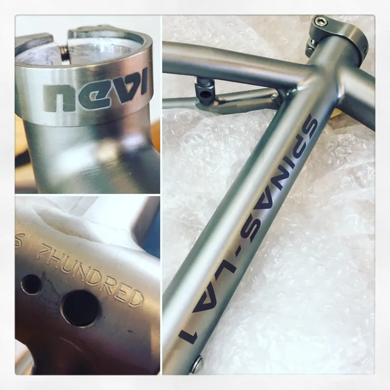 Nevi Titanium Bikes : Spinas LA1 : FRAME-1