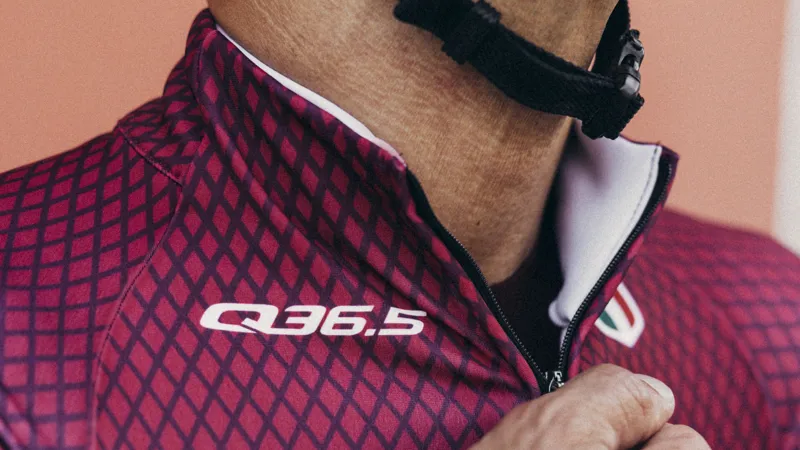 Q36.5 Made in Italy R2 Long Sleeve Cycling Jersey : SIENA RED-2