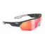 Koo OPEN CUBE Sunglasses : Black / White with Red Mirror Lens