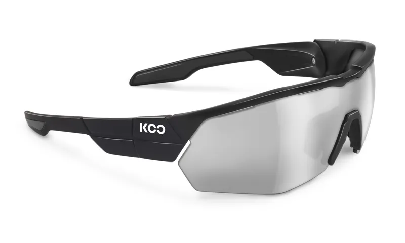 Koo OPEN CUBE Sunglasses : Black with Smoke Mirror Lens