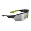 Koo OPEN CUBE Sunglasses : Black / Lime with Smoke Mirror Lens