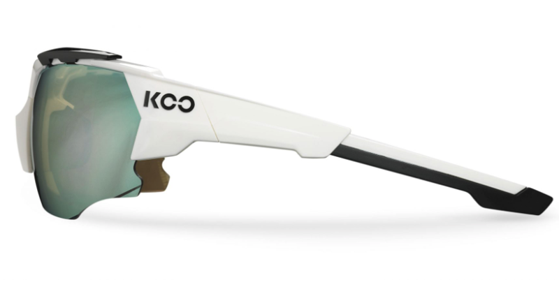 Koo ORION Cycling Sunglasses : White / Black - Milky Gold-2