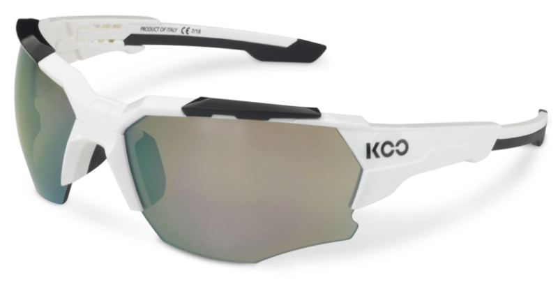 Koo ORION Cycling Sunglasses : White / Black - Milky Gold-1