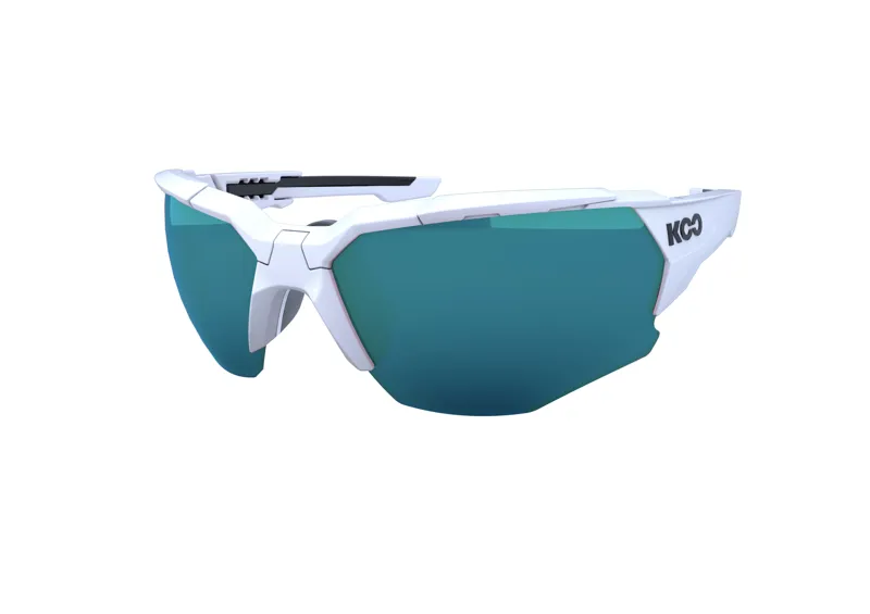Koo ORION Cycling Sunglasses : White - Lime Green