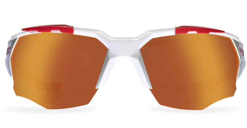 Koo ORION Cycling Sunglasses : White / Red - Red Mirror-3