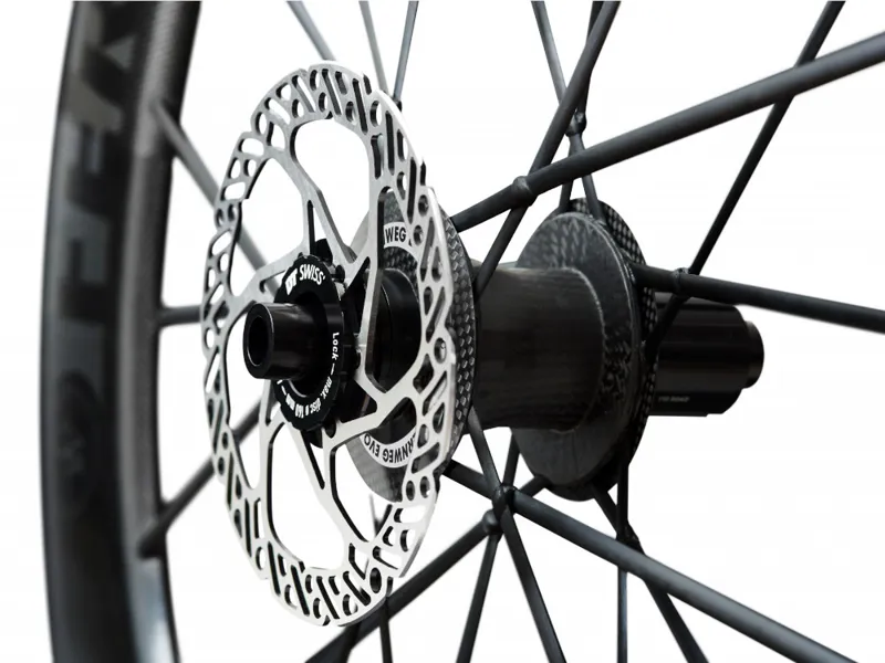 Lightweight Fernweg EVO Carbon Clincher Tubeless DISC Wheels : 85mm-5