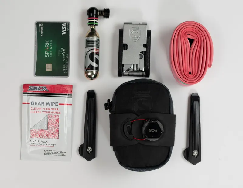 Silca Mattone BOA Seat Pack in Black and Grey-7