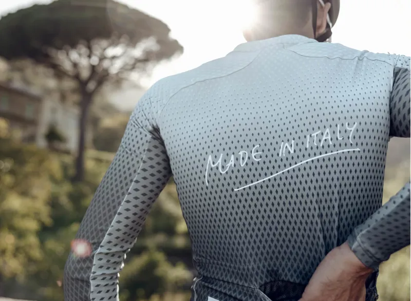 Q36.5 Made in Italy R2 Long Sleeve Cycling Jersey : OLIVE GREEN-2