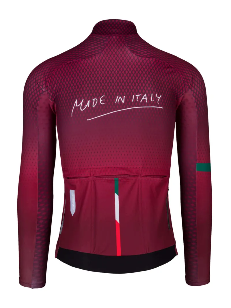 Q36.5 Made in Italy R2 Long Sleeve Cycling Jersey : SIENA RED-1