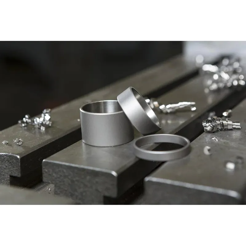 Moots Titanium Headset Spacers : Silver-3