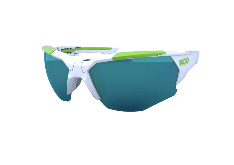Koo ORION Cycling Sunglasses : White / Lime - Lime