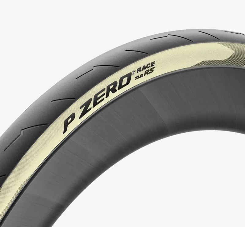Pirelli P ZERO RACE TLR RS Tubeless Tyres : Retro Cream