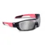 Koo OPEN Sunglasses: Pink/Navy with Smoke Mirror Lens