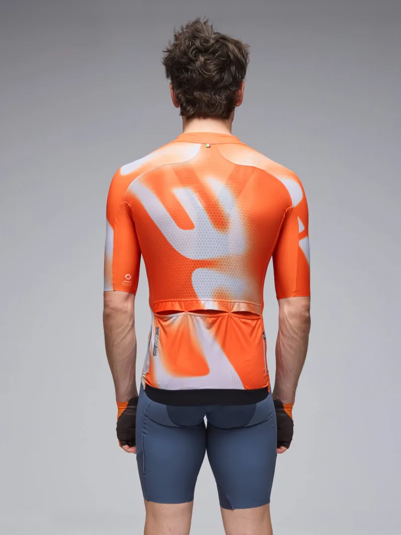 Q36.5 Gregarius PRO Jersey : BIG LOGO : POPPY ORANGE-3