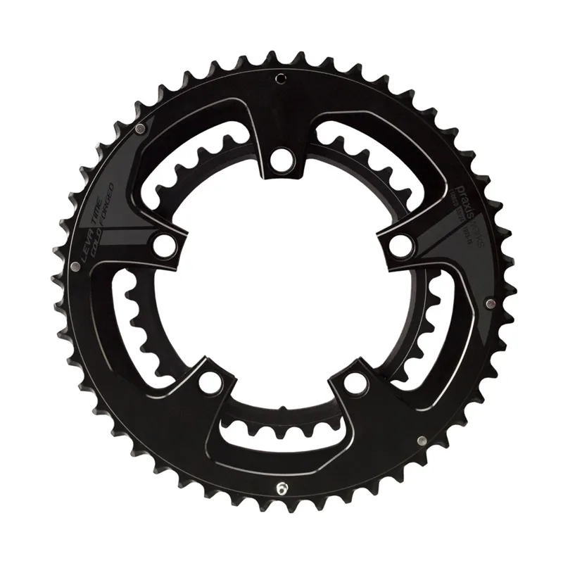 Praxis BUZZ Chainrings : STANDARD 53-39 : Black-2