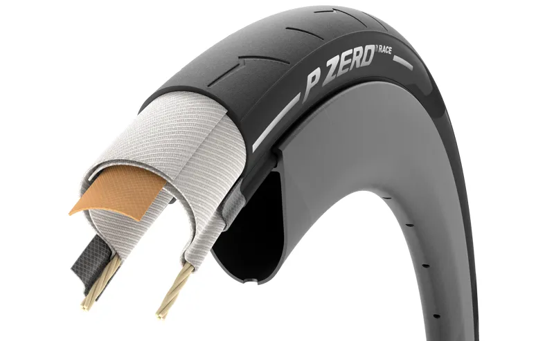 Pirelli P Zero RACE Clincher Tyres : BLACK-1