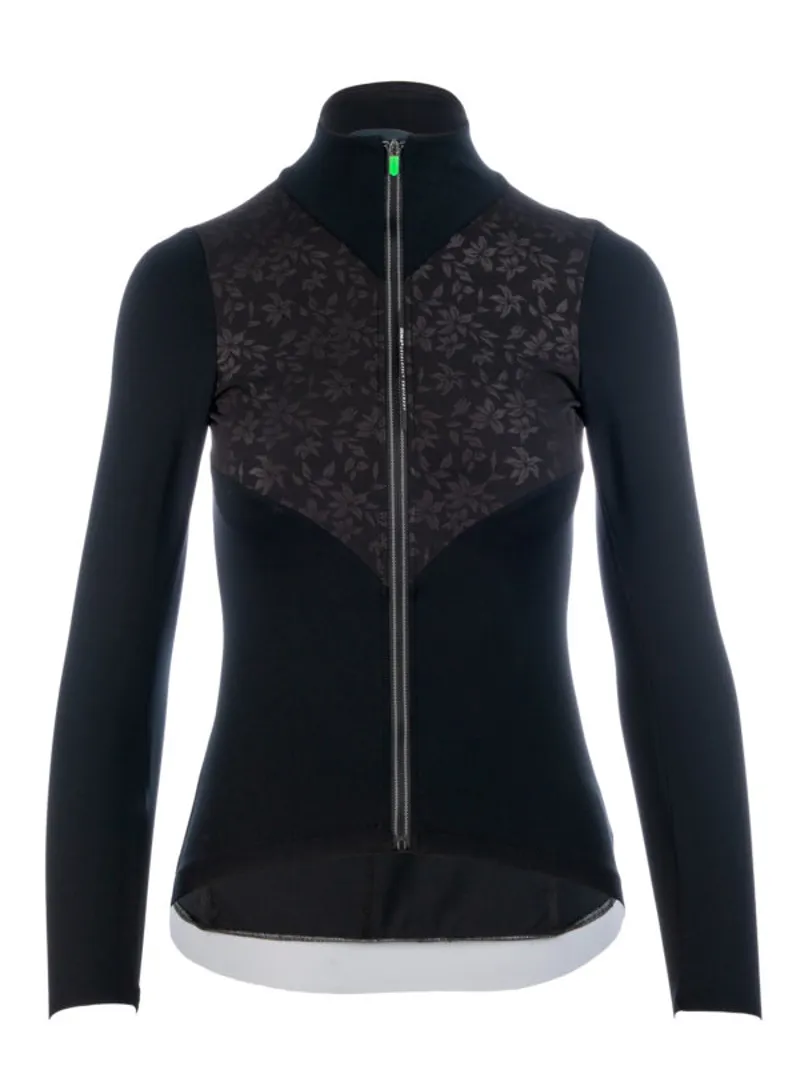 Q36.5 Womens Hybrid Air Long Sleeve Cycling Jersey : BLACK