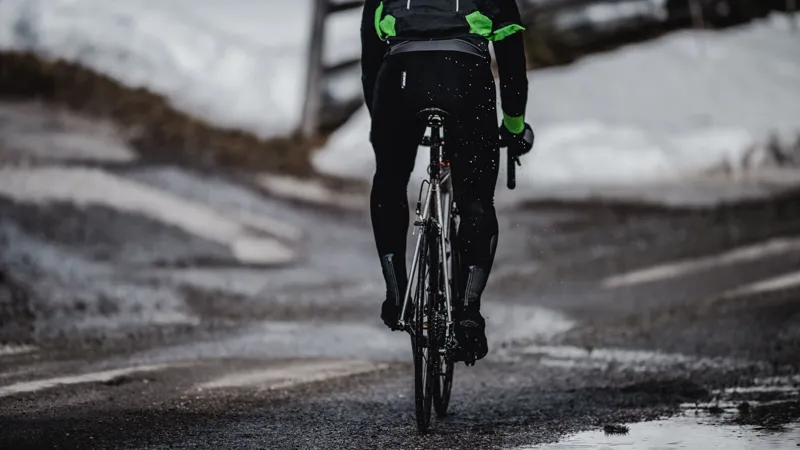 Q36.5 Dottore Termico : Thermal Winter Bib Tight in BLACK-2