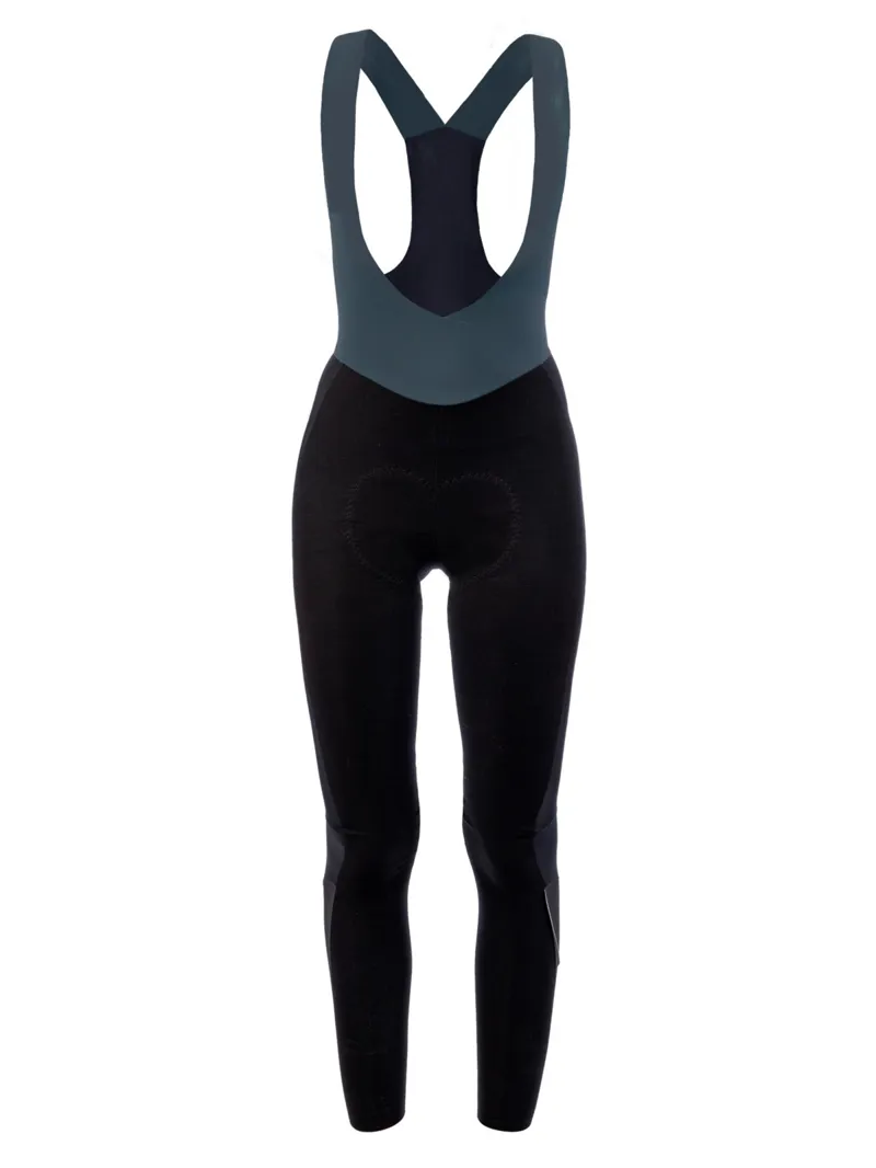 Q35.5 Womens Dottore Hybrid Bib Tights in BLACK