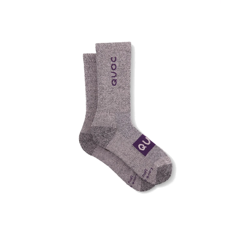 QUOC All Season Merino Wool Sock : STONE