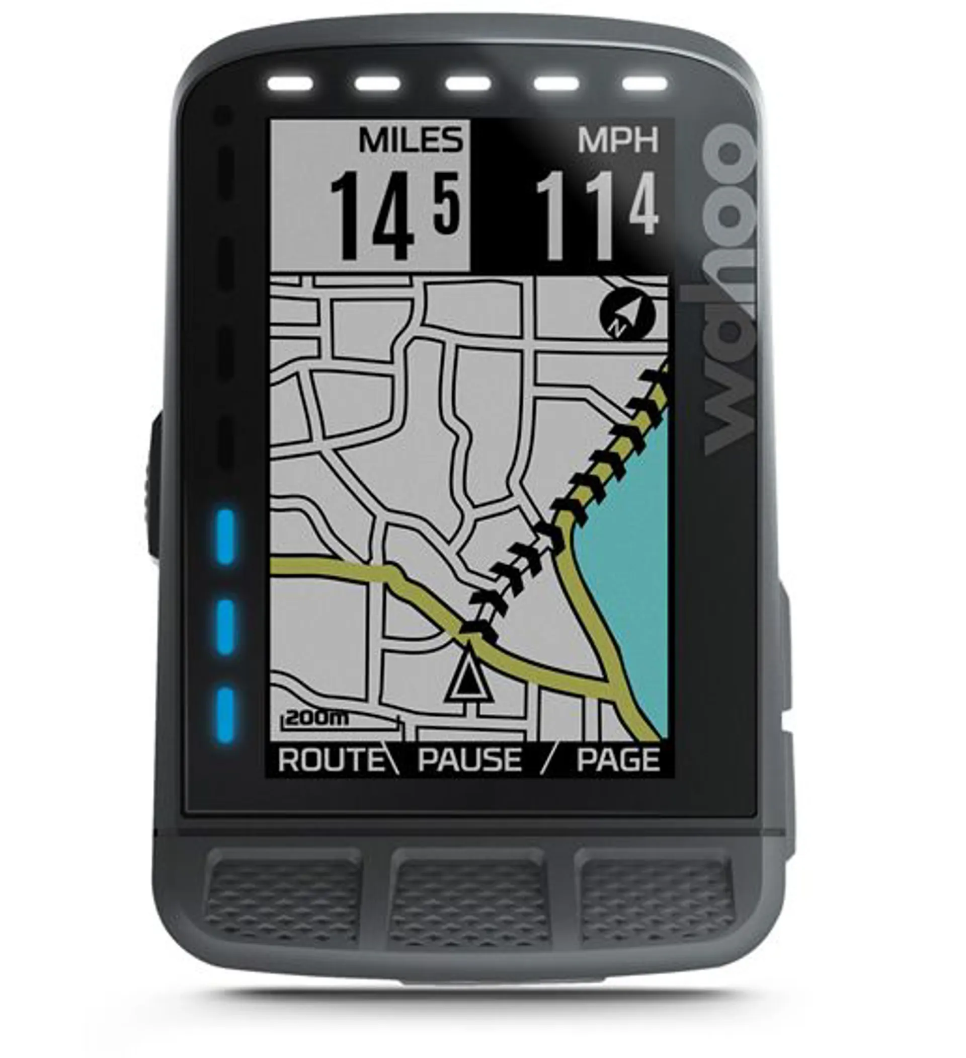 Wahoo Fitness ELEMNT ROAM Aerodynamic Colour GPS Cycling Computer