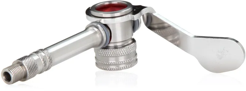 Silca HIRO v2 Side Lever Locking Presta Chuck : Silver