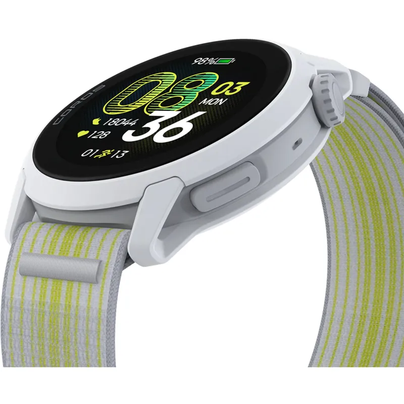  Coros Pace 4 GPS Sports Watch : Nylon : White-1