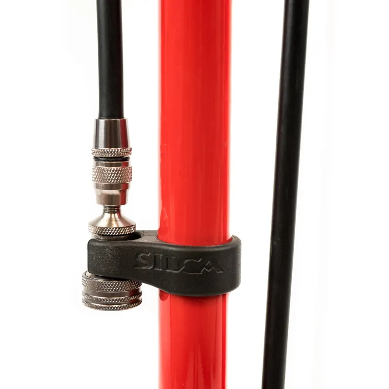 Silca Pista Floor Pump RED Cycling Track Pump