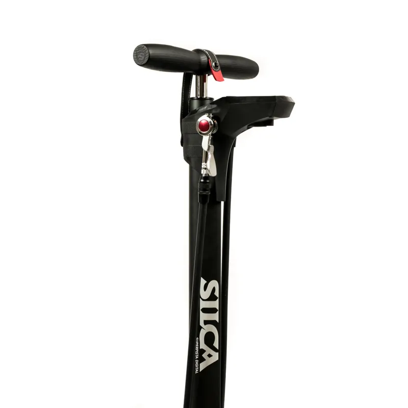 Silca SuperPista Digital Floor Pump : Black-4