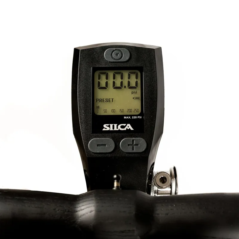 Silca SuperPista Digital Floor Pump : Black-5