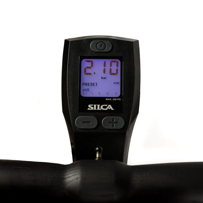 Silca SuperPista Digital Floor Pump : Black-7