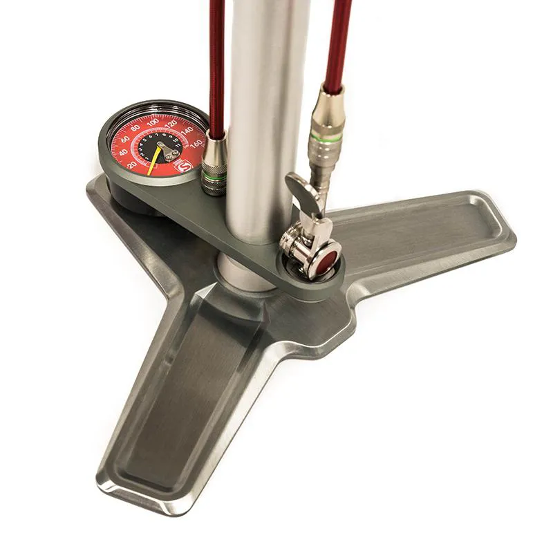Silca Superpista Ultimate Floor Pump Hiro Edition Silver