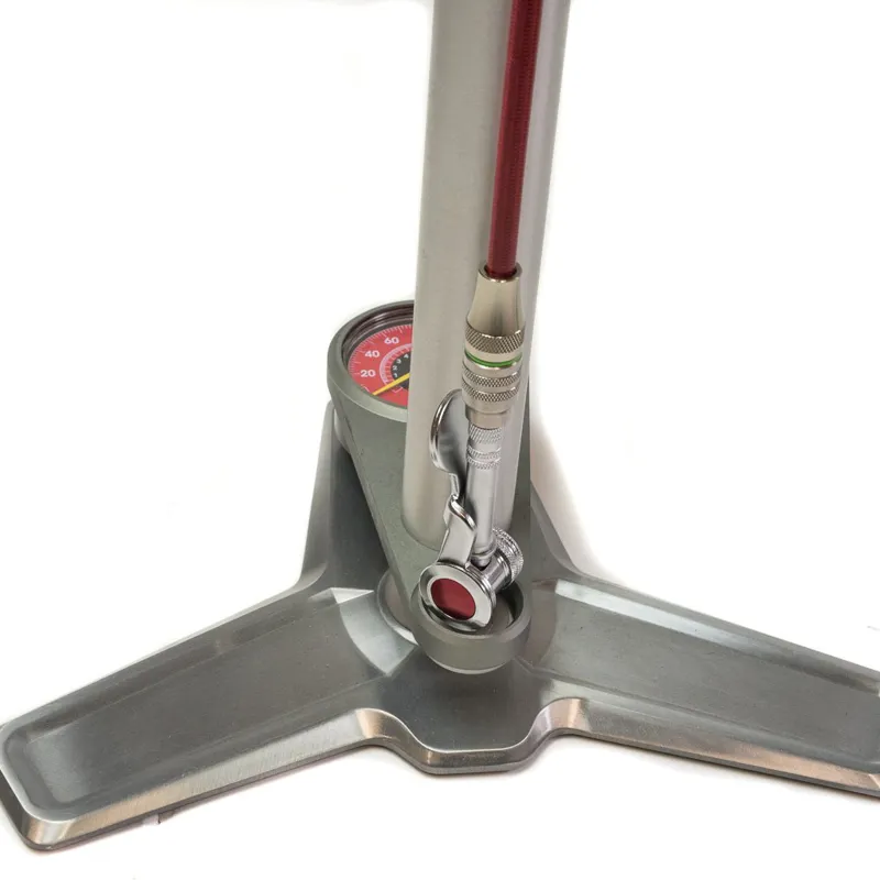 Silca Superpista Ultimate Floor Pump - Hiro Edition : Silver-1