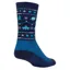 SockGuy Ugly Sweater Christmas Cycling Socks : Merino Wool : Blue