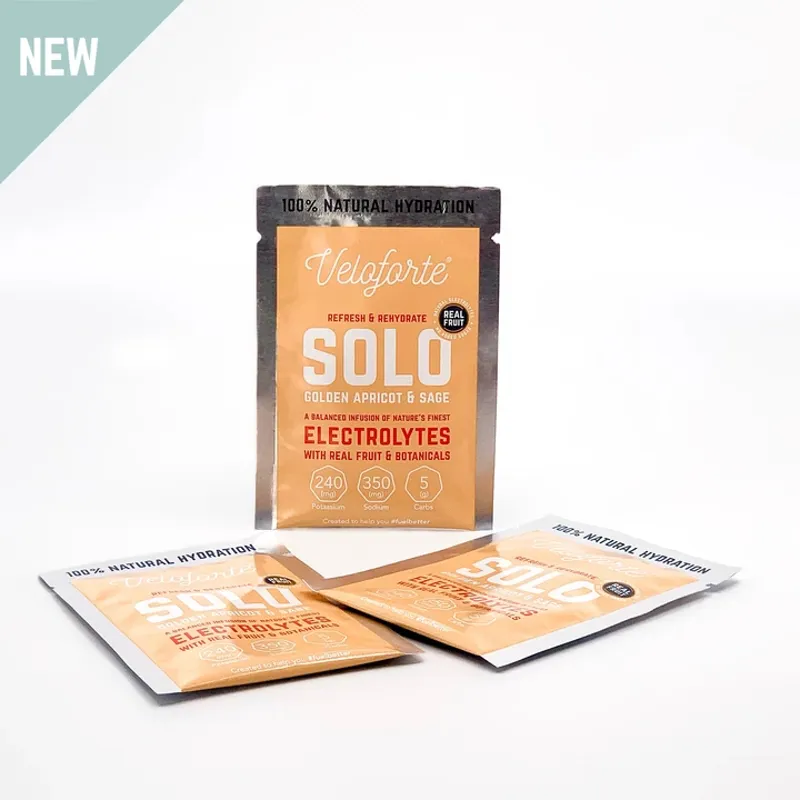 Veloforte SOLO Electrolyte Hydration Powder : Apricot